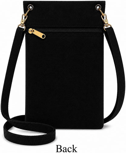 . Women's Tapestry Crossbody Cell Phone or Passport Purse, Handmade in USA | Cell Phone