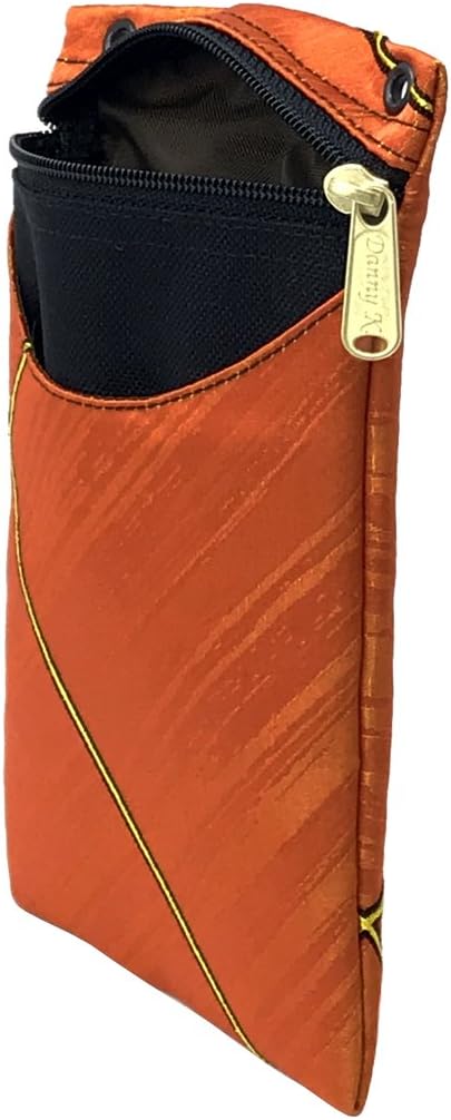 . Women's Tapestry Crossbody Cell Phone or Passport Purse, Handmade in USA | Cell Phone