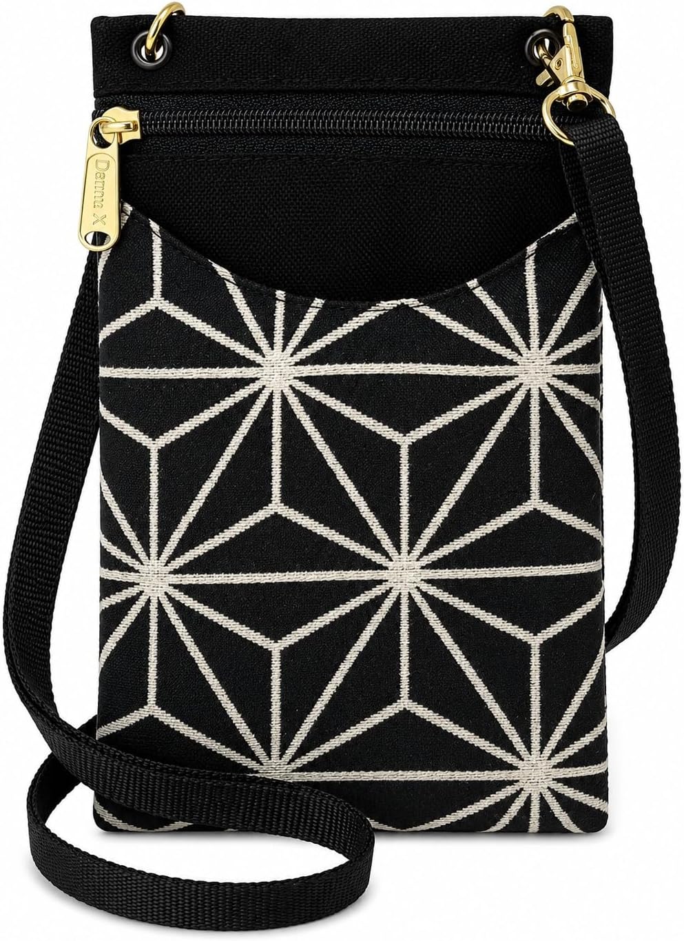 . Women's Tapestry Crossbody Cell Phone or Passport Purse, Handmade in USA | Cell Phone