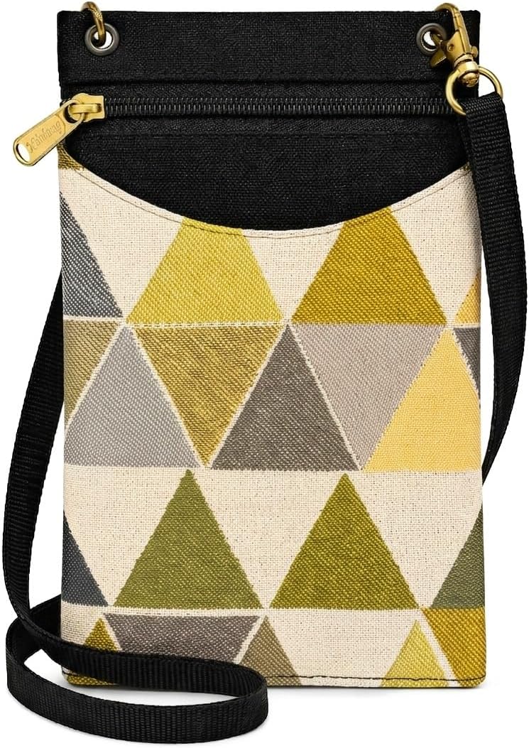 . Women's Tapestry Crossbody Cell Phone or Passport Purse, Handmade in USA | Cell Phone