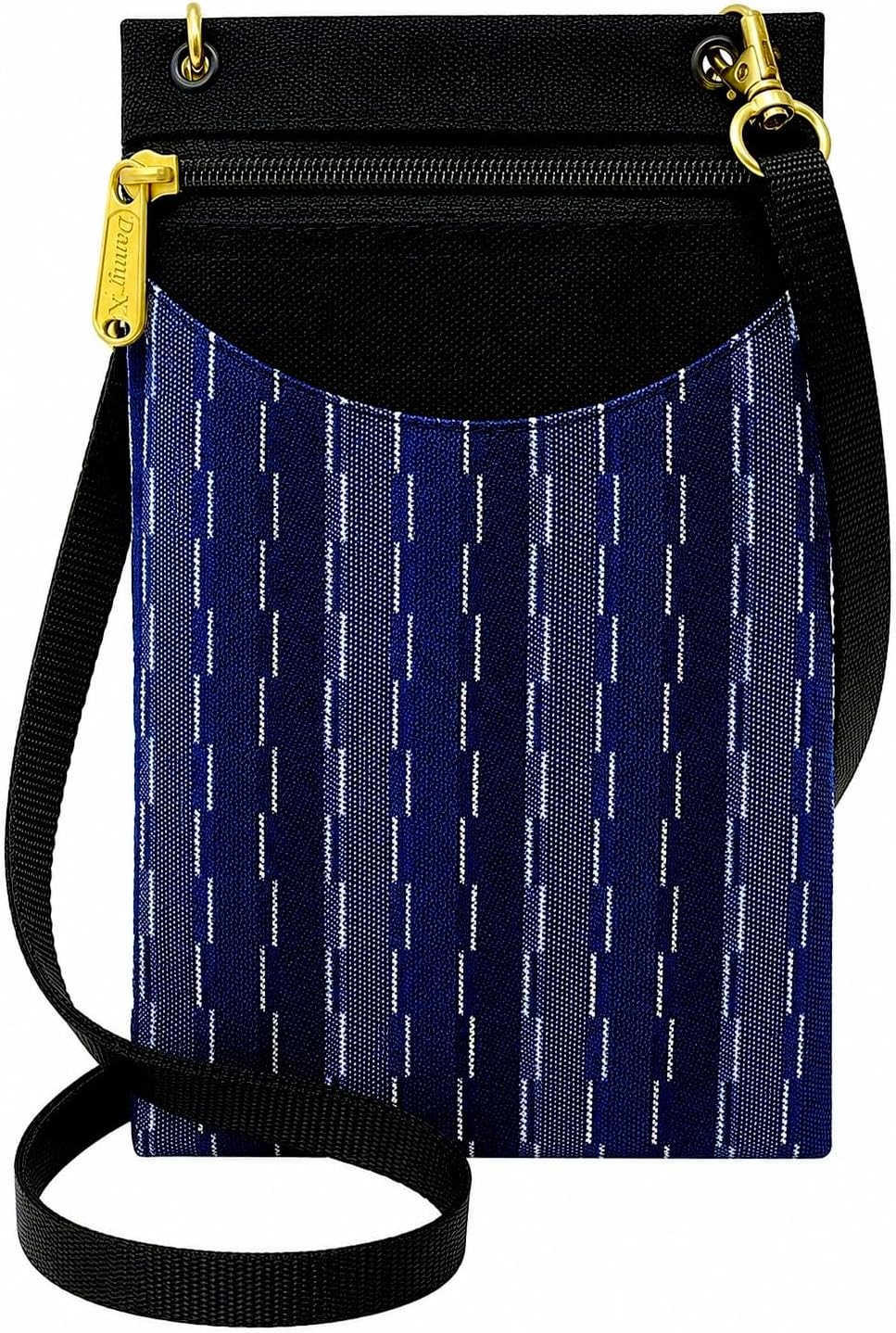 . Women's Tapestry Crossbody Cell Phone or Passport Purse, Handmade in USA | Cell Phone