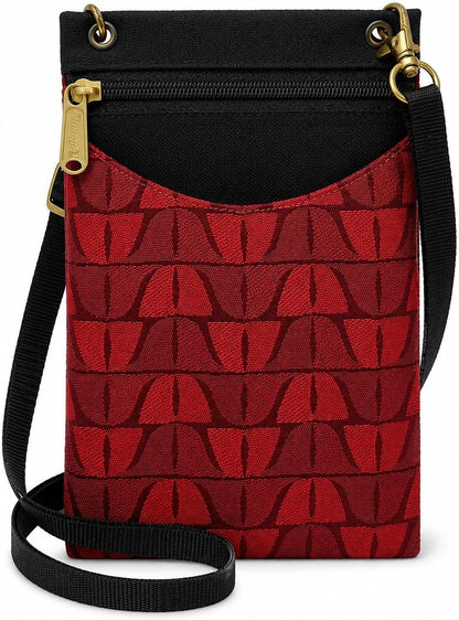 . Women's Tapestry Crossbody Cell Phone or Passport Purse, Handmade in USA | Cell Phone