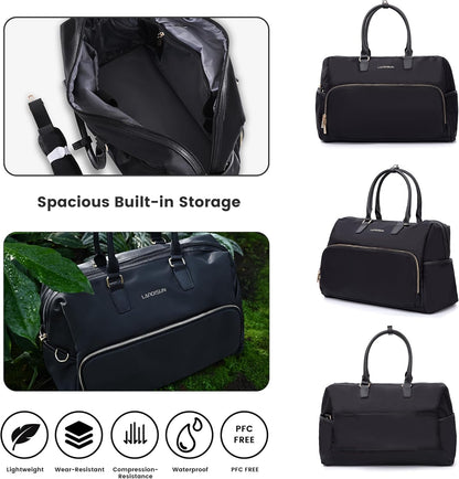20" Carry-On Luggage with Spinner Wheels & TSA Lock | 22x14x9 Airline Approved - Lightweight ABS+PC Hardshell Suitcase, Beige