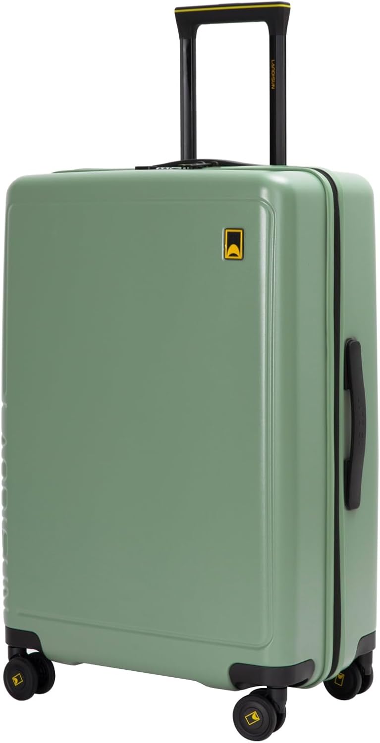 20" Carry-On Luggage with Spinner Wheels & TSA Lock | 22x14x9 Airline Approved - Lightweight ABS+PC Hardshell Suitcase, Beige