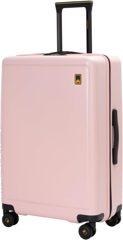 20" Carry-On Luggage with Spinner Wheels & TSA Lock | 22x14x9 Airline Approved - Lightweight ABS+PC Hardshell Suitcase, Beige