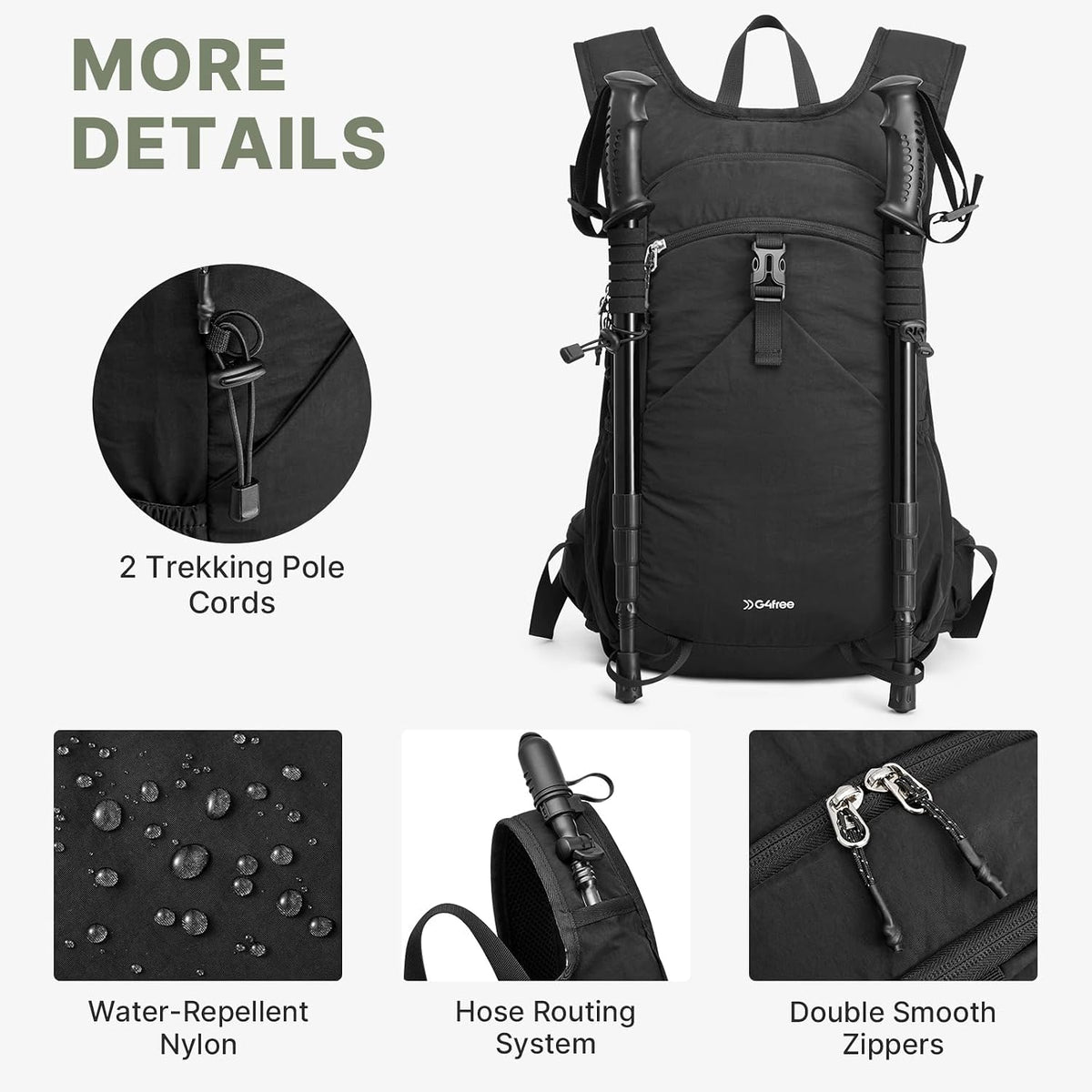 20L Hiking Backpack with Waist Strap for Women Men | Lightweight Waterproof Daypack for Travel Camping Outdoor