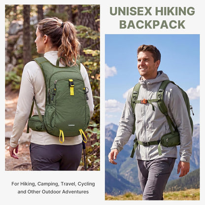 20L Hiking Backpack with Waist Strap for Women Men | Lightweight Waterproof Daypack for Travel Camping Outdoor