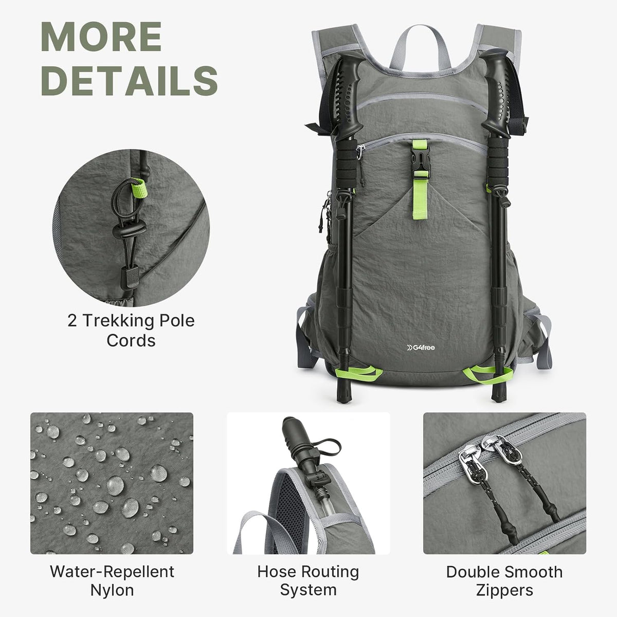20L Hiking Backpack with Waist Strap for Women Men | Lightweight Waterproof Daypack for Travel Camping Outdoor