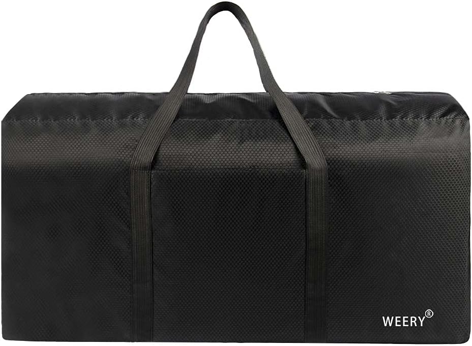 Extra Large Duffle Bag,96L Lightweight Travel Bag, Foldable Waterproof Duffel Bag for Men Women,Black