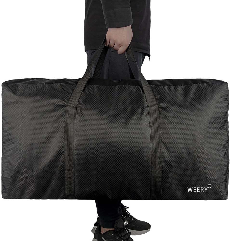 Extra Large Duffle Bag,96L Lightweight Travel Bag, Foldable Waterproof Duffel Bag for Men Women,Black