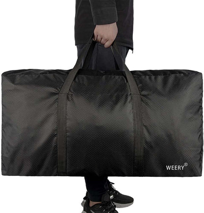 Extra Large Duffle Bag,96L Lightweight Travel Bag, Foldable Waterproof Duffel Bag for Men Women,Black