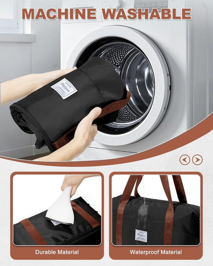 Travel Duffel Bag, Sports Tote Gym Bag, Shoulder Weekender Overnight Bag for Women - Colors B