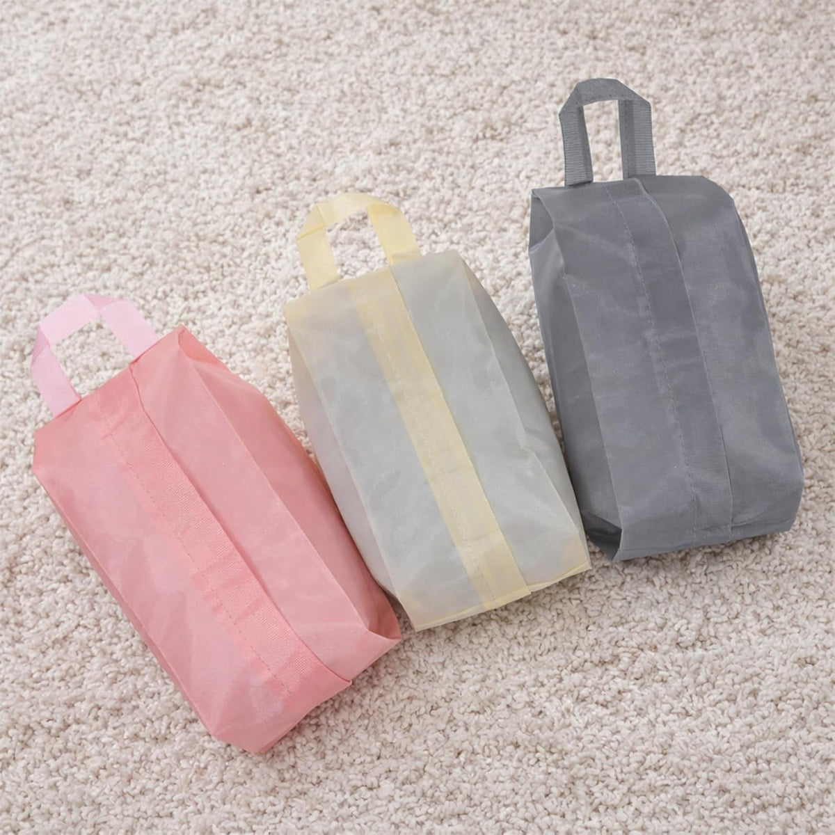 6pcs Underwear Organizer Bag Travel, Portable Underwear Travel Bag, Underwears Packing Cube with Zipper for Women and Men Socks, 3 Colors