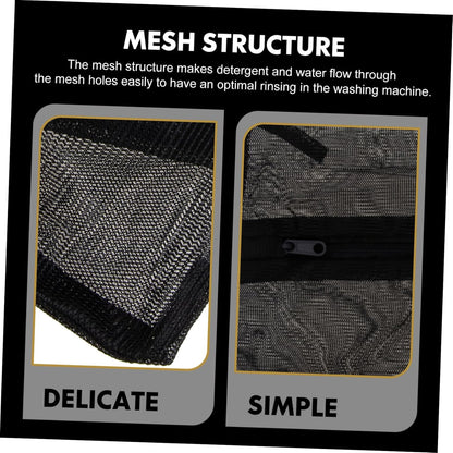 6Pcs Mesh Laundry Bags with Zipper Protective Washing Bags for Underwear Socks Clothing Travel Organizer Washer Protector