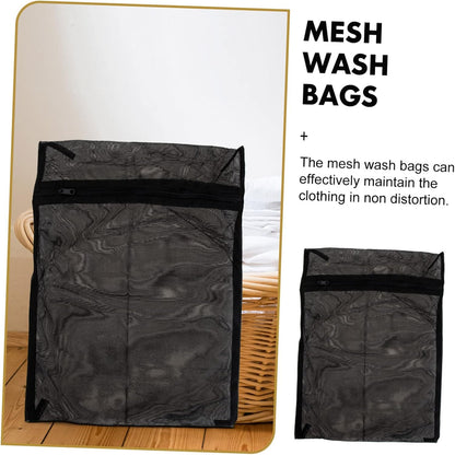 6Pcs Mesh Laundry Bags with Zipper Protective Washing Bags for Underwear Socks Clothing Travel Organizer Washer Protector