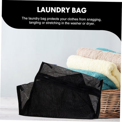 6Pcs Mesh Laundry Bags with Zipper Protective Washing Bags for Underwear Socks Clothing Travel Organizer Washer Protector