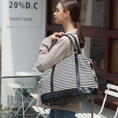 Women Ladies Travel Bag Canvas Weekend Overnight Carry On Luggage Bags
