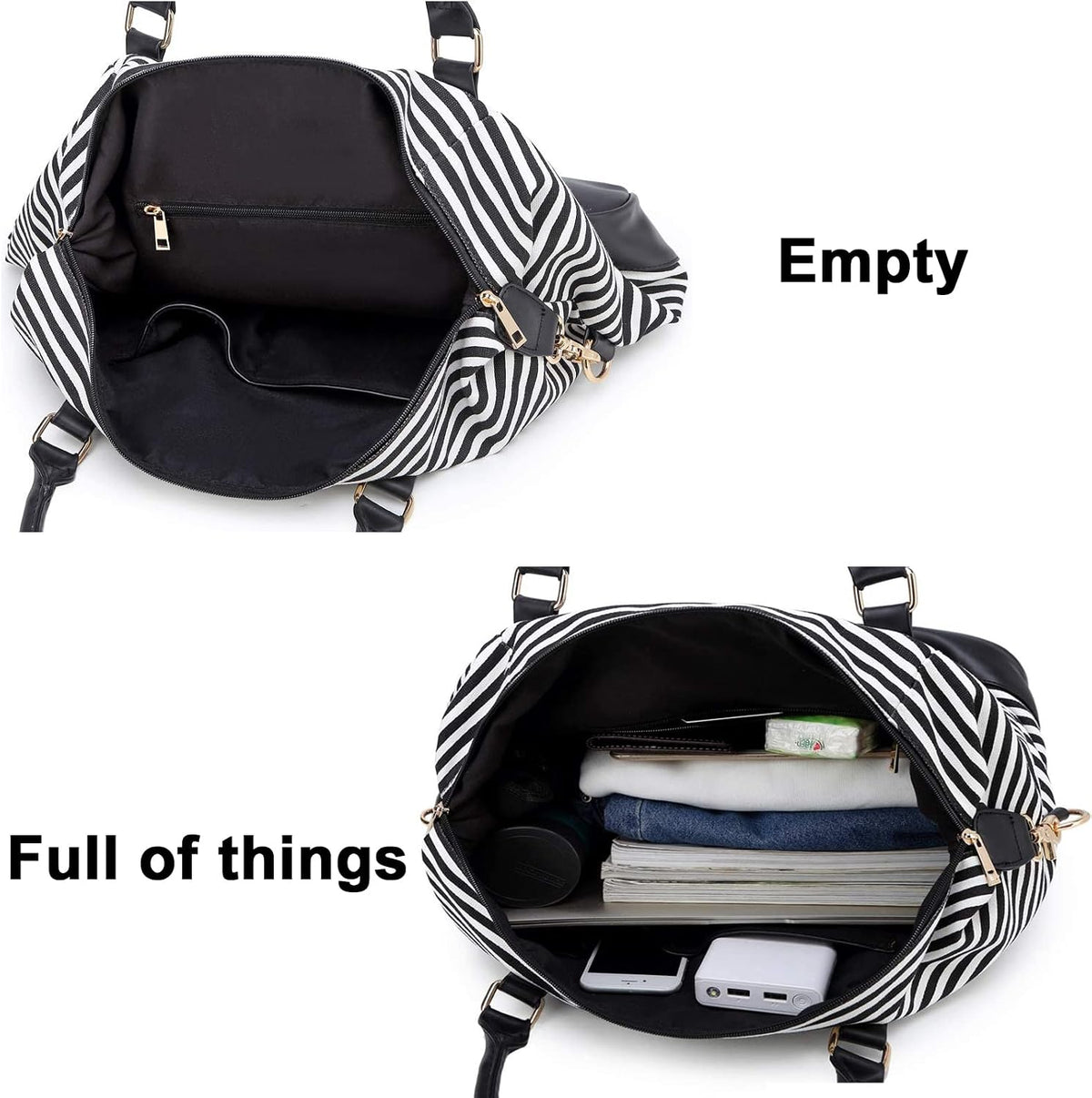 Women Ladies Travel Bag Canvas Weekend Overnight Carry On Luggage Bags
