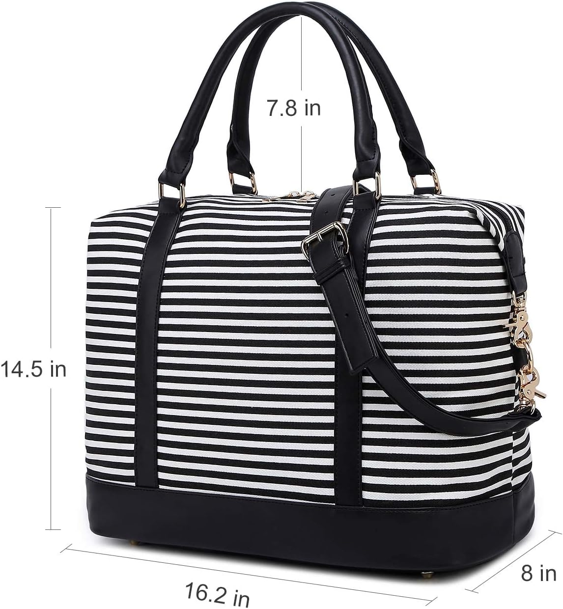 Women Ladies Travel Bag Canvas Weekend Overnight Carry On Luggage Bags