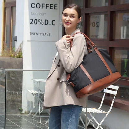 Women Ladies Travel Bag Canvas Weekend Overnight Carry On Luggage Bags