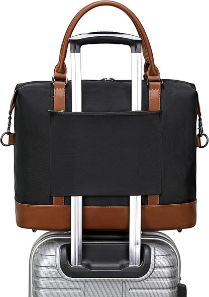 Women Ladies Travel Bag Canvas Weekend Overnight Carry On Luggage Bags