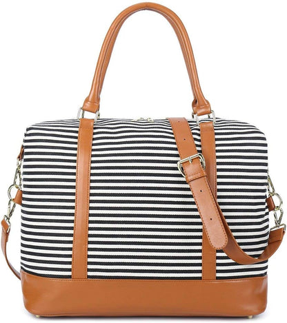 Women Ladies Travel Bag Canvas Weekend Overnight Carry On Luggage Bags