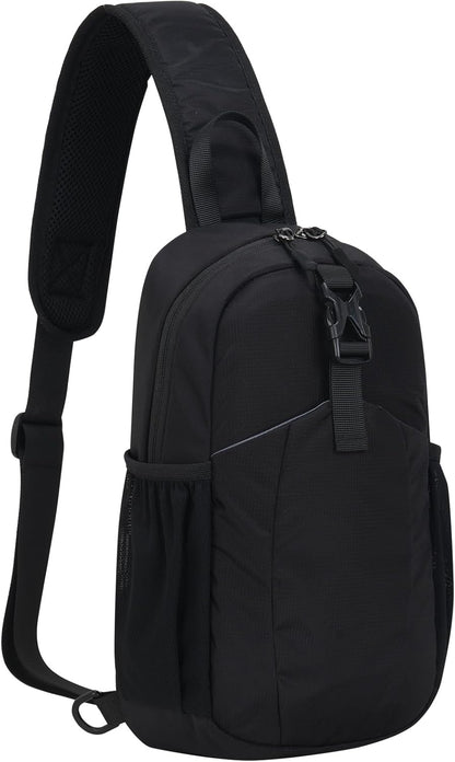 Crossbody Sling Backpack, Dark Blue | Sling Bag, Travel, Hiking, Chest Bag, Daypack