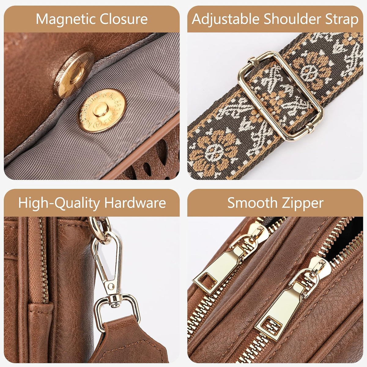 APHISON Crossbody Bags for Women Trendy, Cell Phone Cross body Purse Shoulder Handbag with RFID Blocking Card Slots