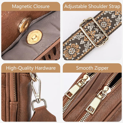 APHISON Crossbody Bags for Women Trendy, Cell Phone Cross body Purse Shoulder Handbag with RFID Blocking Card Slots