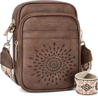 APHISON Crossbody Bags for Women Trendy, Cell Phone Cross body Purse Shoulder Handbag with RFID Blocking Card Slots