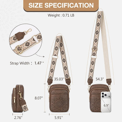 APHISON Crossbody Bags for Women Trendy, Cell Phone Cross body Purse Shoulder Handbag with RFID Blocking Card Slots