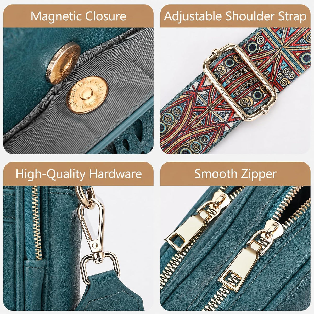 APHISON Crossbody Bags for Women Trendy, Cell Phone Cross body Purse Shoulder Handbag with RFID Blocking Card Slots