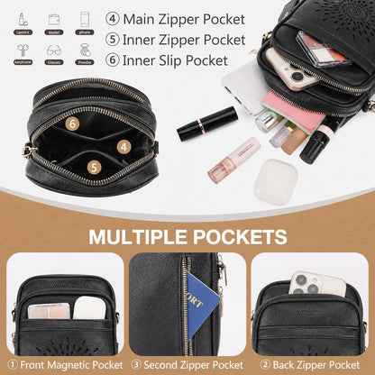 APHISON Crossbody Bags for Women Trendy, Cell Phone Cross body Purse Shoulder Handbag with RFID Blocking Card Slots
