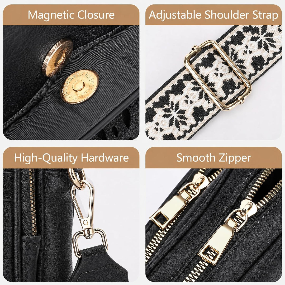 APHISON Crossbody Bags for Women Trendy, Cell Phone Cross body Purse Shoulder Handbag with RFID Blocking Card Slots