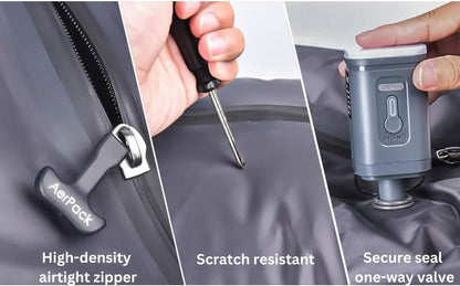 Premium Reuseable Vacuum Bags for Travel – Ideal for Efficient Packing and Space Saving in Travel Suitcase and Backpack, Space Saver Bags for Clothing (No Pump included)