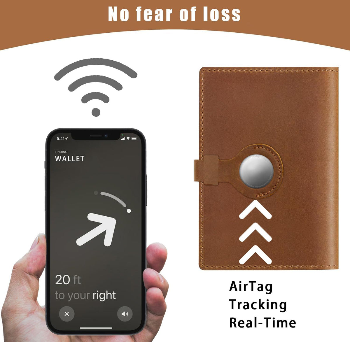 Genuine Leather Handmade Passport Holder For Travel, RFID Blocking Passport Holder with Card Slots, Travel Essentials wallet with Pen Holder for Women and Men for Gifting, Brown