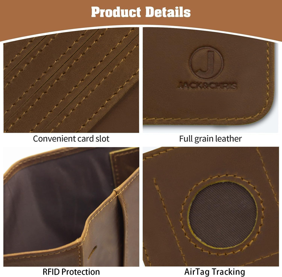 Genuine Leather Handmade Passport Holder For Travel, RFID Blocking Passport Holder with Card Slots, Travel Essentials wallet with Pen Holder for Women and Men for Gifting, Brown