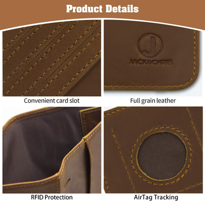 Genuine Leather Handmade Passport Holder For Travel, RFID Blocking Passport Holder with Card Slots, Travel Essentials wallet with Pen Holder for Women and Men for Gifting, Brown