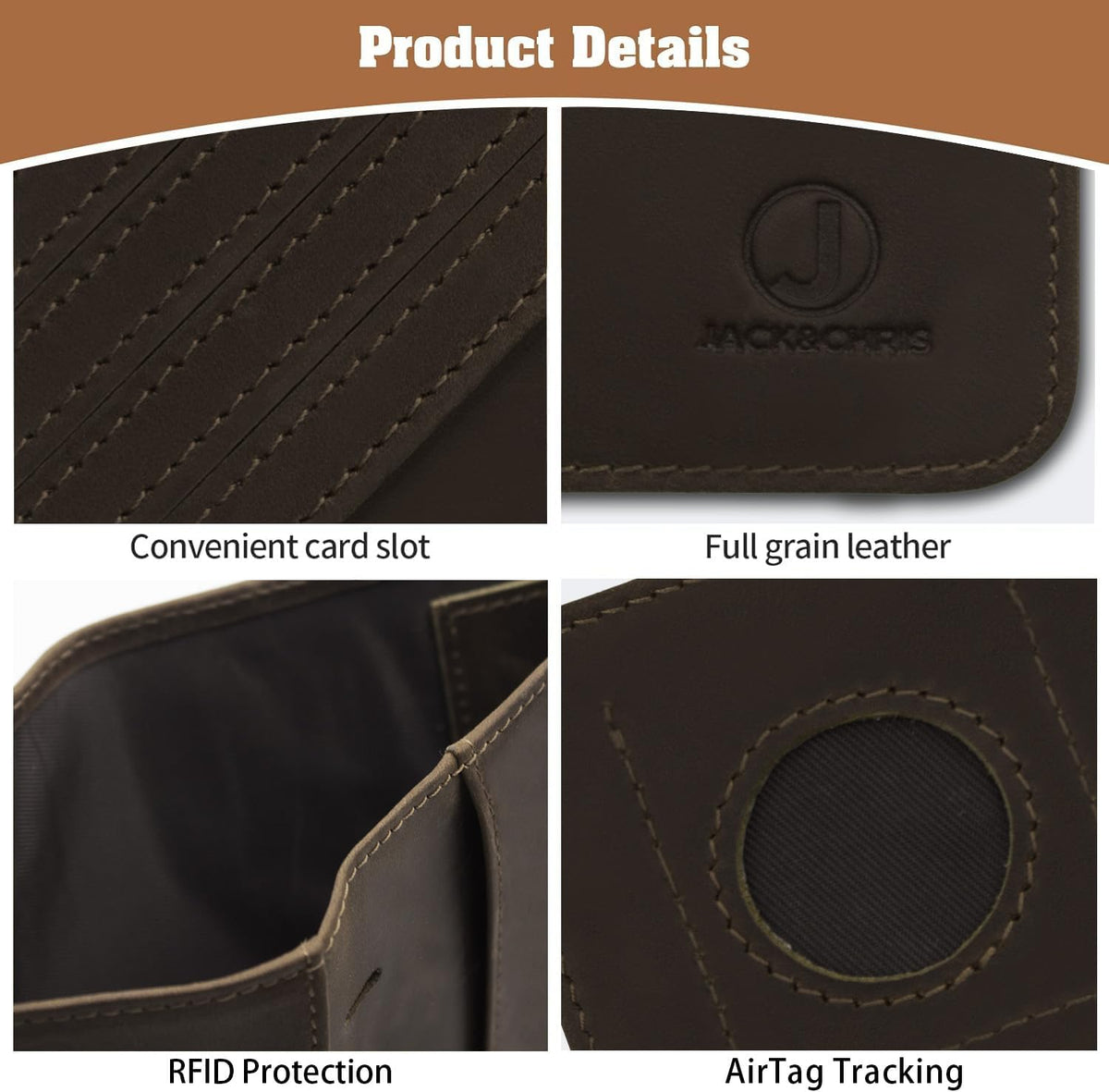 Genuine Leather Handmade Passport Holder For Travel, RFID Blocking Passport Holder with Card Slots, Travel Essentials wallet with Pen Holder for Women and Men for Gifting, Brown