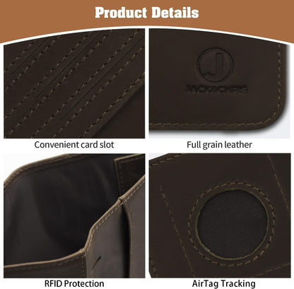 Genuine Leather Handmade Passport Holder For Travel, RFID Blocking Passport Holder with Card Slots, Travel Essentials wallet with Pen Holder for Women and Men for Gifting, Brown