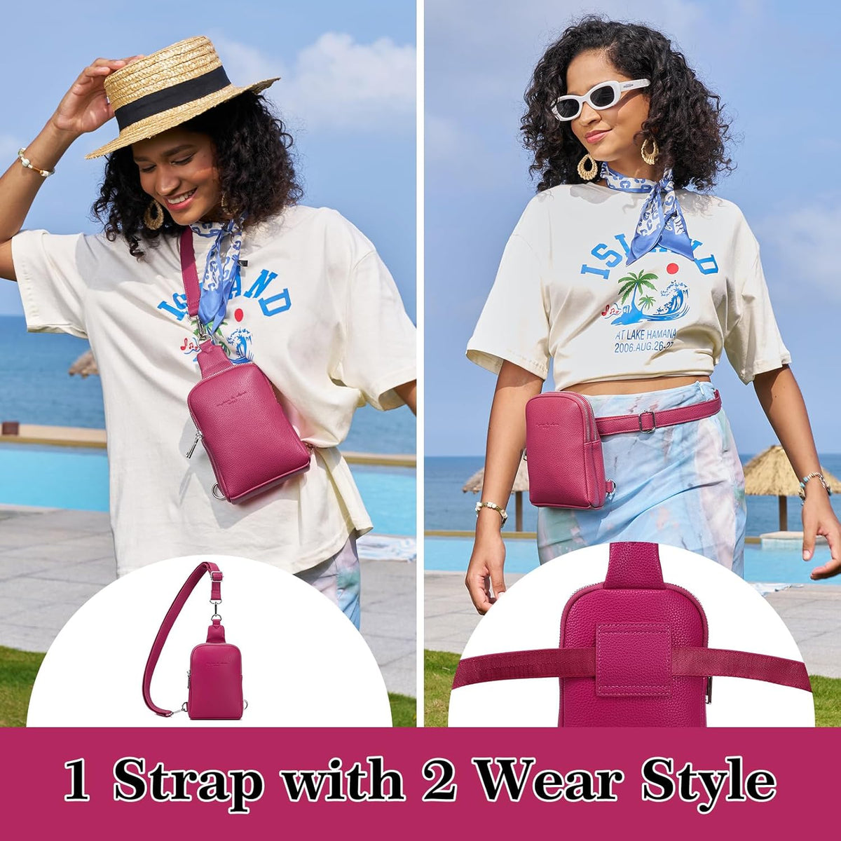Anti Theft Crossbody Bags for Women Travel Small Sling Bag Fanny Packs Cross Body Purses Everyday