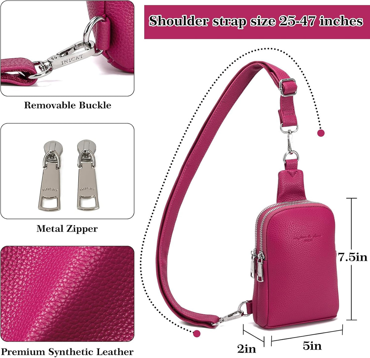 Anti Theft Crossbody Bags for Women Travel Small Sling Bag Fanny Packs Cross Body Purses Everyday