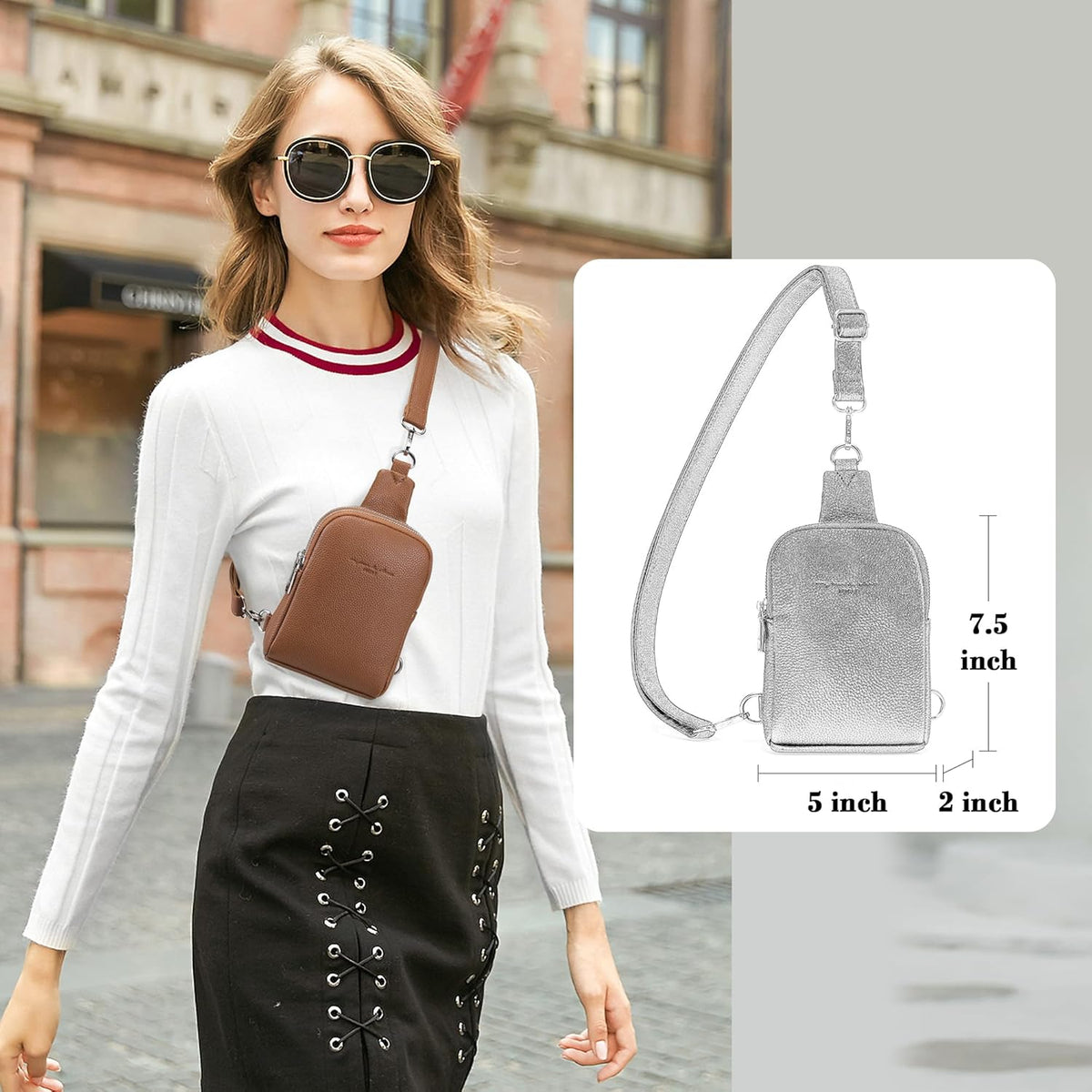 Anti Theft Crossbody Bags for Women Travel Small Sling Bag Fanny Packs Cross Body Purses Everyday
