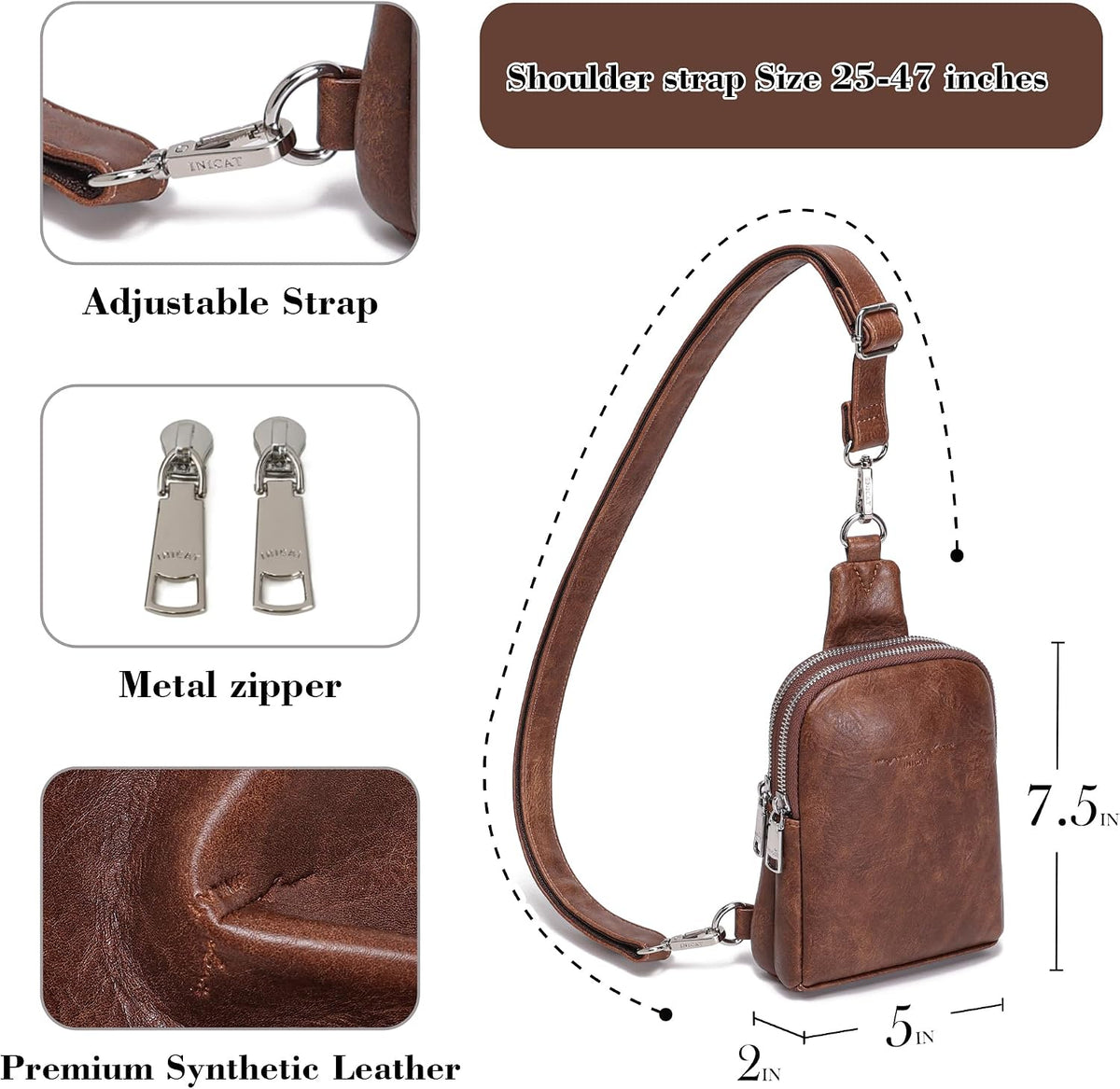 Anti Theft Crossbody Bags for Women Travel Small Sling Bag Fanny Packs Cross Body Purses Everyday
