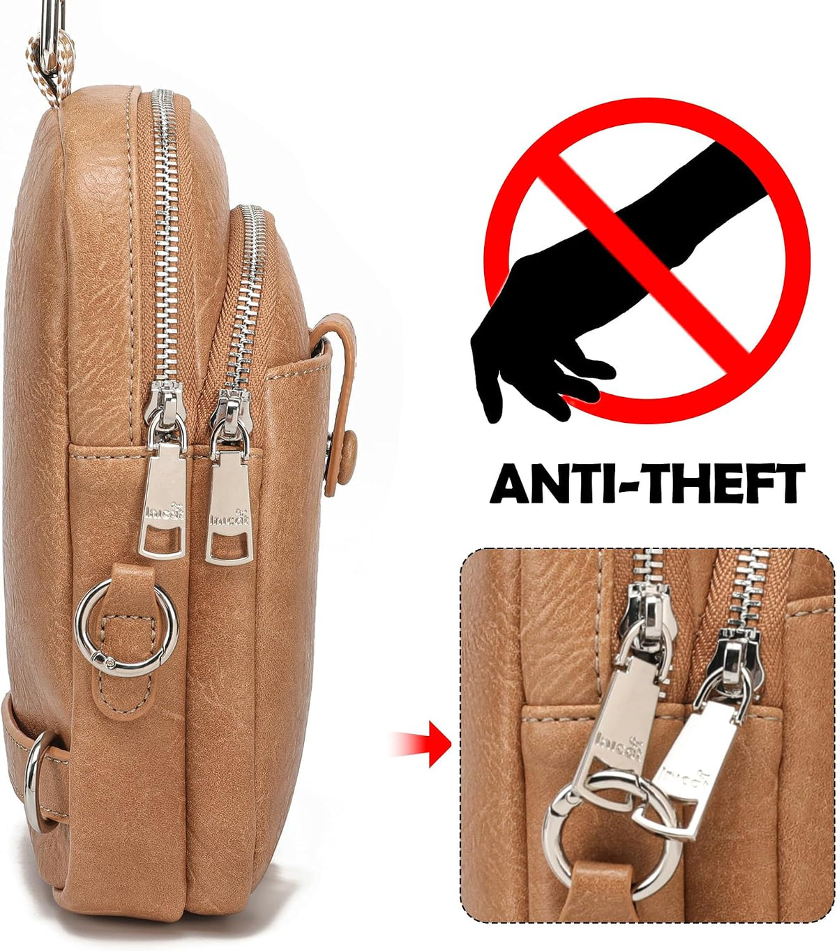 Anti Theft Crossbody Bags for Women Travel Small Sling Bag Fanny Packs Cross Body Purses Everyday