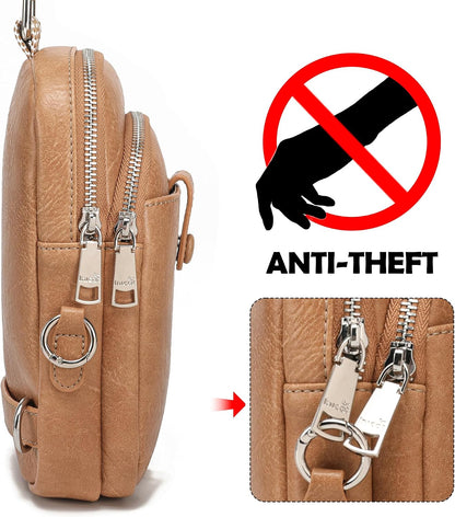 Anti Theft Crossbody Bags for Women Travel Small Sling Bag Fanny Packs Cross Body Purses Everyday