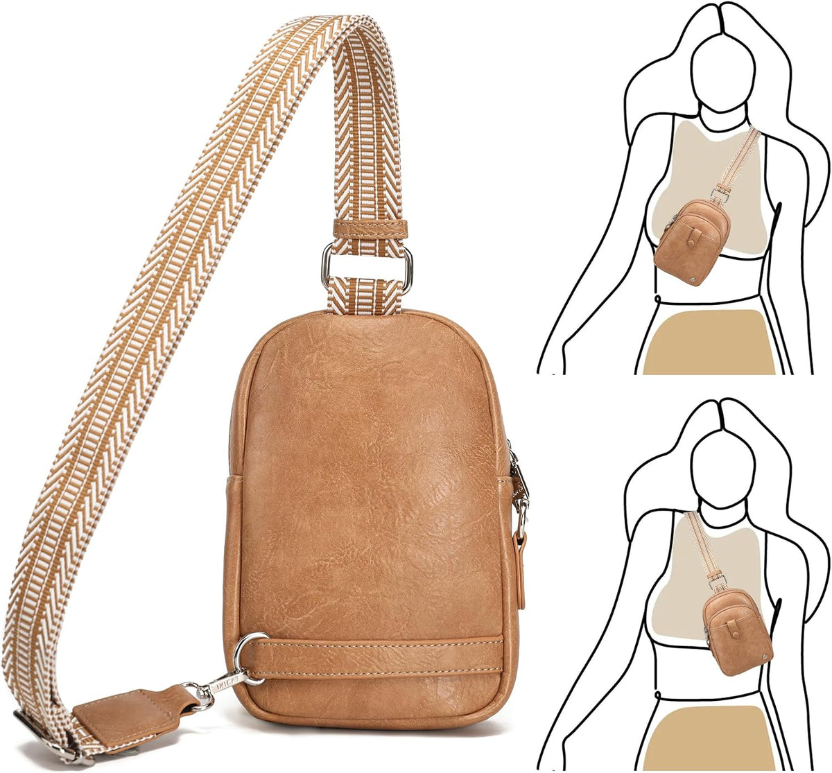 Anti Theft Crossbody Bags for Women Travel Small Sling Bag Fanny Packs Cross Body Purses Everyday