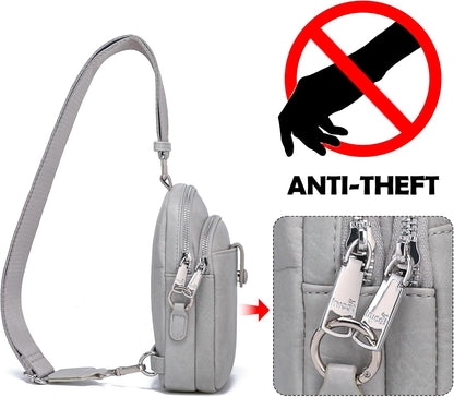 Anti Theft Crossbody Bags for Women Travel Small Sling Bag Fanny Packs Cross Body Purses Everyday