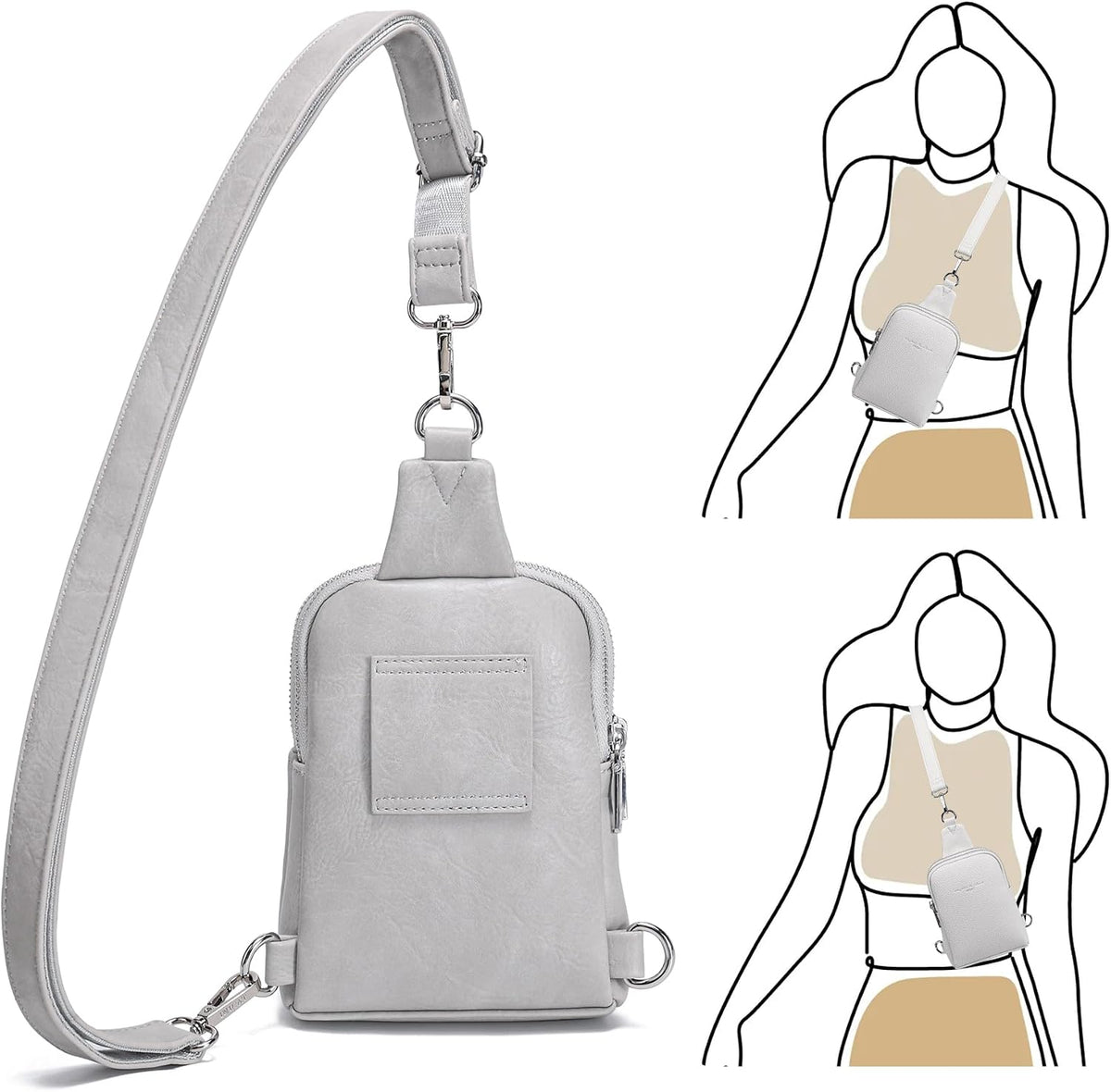 Anti Theft Crossbody Bags for Women Travel Small Sling Bag Fanny Packs Cross Body Purses Everyday