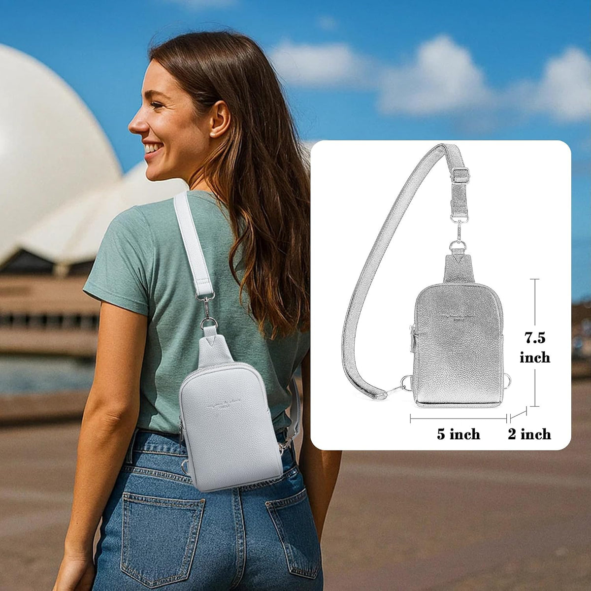 Anti Theft Crossbody Bags for Women Travel Small Sling Bag Fanny Packs Cross Body Purses Everyday